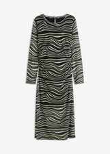 Bedrucktes Mesh-Kleid Gr