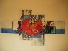 4-teiliges schönes Leinwandbild - Druck 130x70