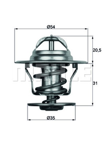 Behr thermostat kühlmittel - kühlmittel, tx