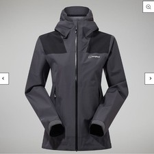 Berghaus Damen Goretex mit Proof Paclite Dynak Jacke - Grau/Schwarz, UVP 170£. n38