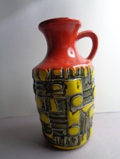 Vintage Vase Ü-Keramik Uebelacker 60er Jahre West German
