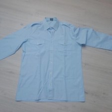 Qualitäts Herrenhemd Klassik 42 M Bleu Langarm Comfort Fit L Baumwolle Bielefeld