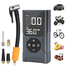 LCD Elektrische Akku Luftpumpe Auto Fahrrad Reifen Druckluft Kompressor 150PSI