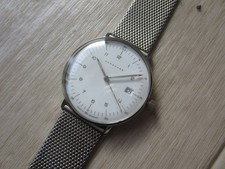 JUNGHANS Max Bill Uhr 33mm 047/4252,04 QZ Made in Germany mit Box