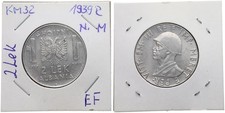 Albanien - Albania 2 Lek 1939 - Shqipni 