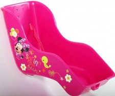 Kinder Fahrrad Puppensitz Disney Minnie Mouse Maus Mädchen Puppen Sitz Bow