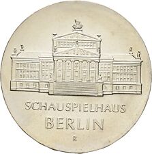 DDR Berlin 10 Mark 1987 Silber Schauspielhaus 17,1 g Original  Münze #MTK173