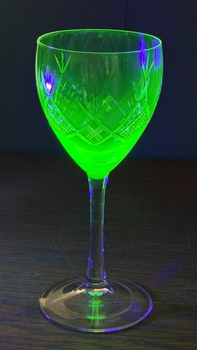 Uranglas glas vintage - -,