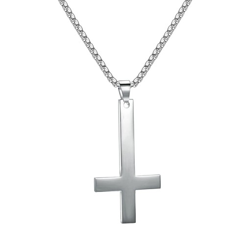 Umgedrehtes kreuz kette - umgedrehtes,