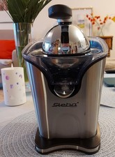 Erkältungszeit! Lösung: Steba Zitruspresse ZP 3, 100W, Edelstahl, mit Standfuß
