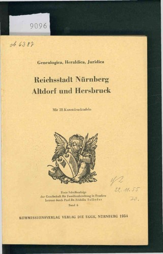 Reichsstadt nürnberg altdorf - nürnberg,