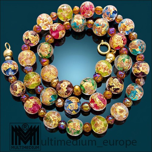 Murano glas kette halskette - glas,