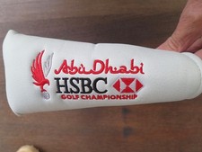 PUTTER HEADCOVER - GEBRAUCHT, WIE NEU - ABU DHABI HSBC CHAMPIONSHIP - RAR!!!