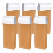 Wachspatrone Sugaring Natural Extra Strong großem Roller 100 ml 6 Stück