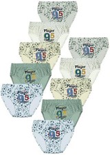 10 Jungen Slips Baumwolle