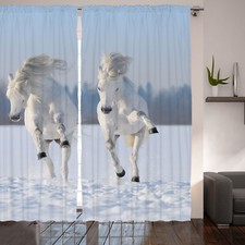 Tierdruck Rustikale Gardine