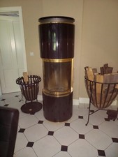 Kaminofen rund Granit