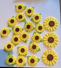 Sonnenblumen, Filz, Basteln, Deko, Herbst