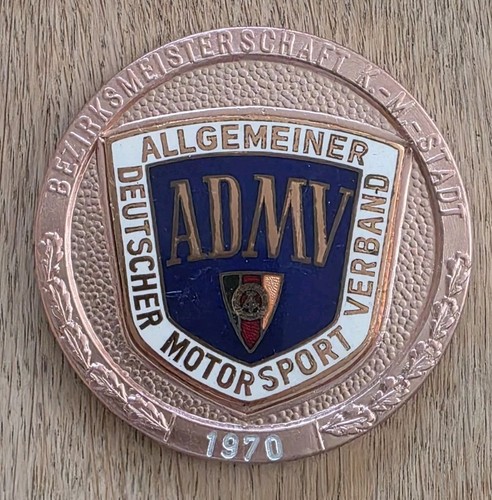 Ddr medaille motorsport admv - ddr,