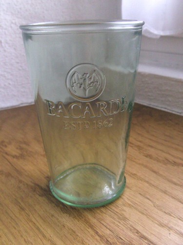 Glas trinkglas bacardi - glas,