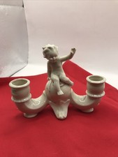 Antiker Porzellan Kerzenhalter