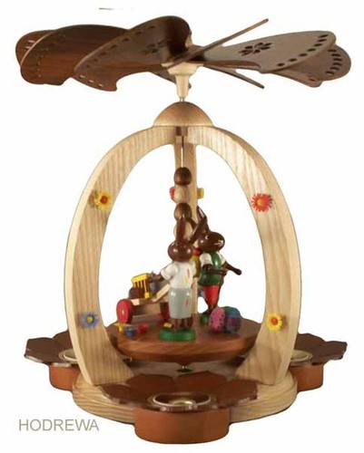 Osterpyramide natur 28cm neu - osterpyramide,