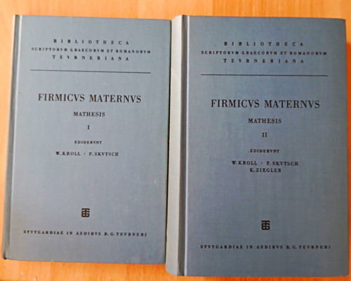 Teubner firmicus - b.,