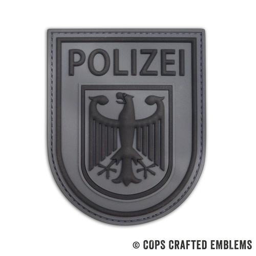 Rubber patch bundespolizei - rubber,