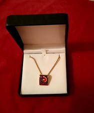 FREYWILLE/Anhänger/Kette 24 Karat Gold plattiert/Hundertwasser/Spiral of Life