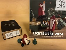 NEU: Björn Köhler Miniaturset „Weihnachtsmann mit Axt und Bäumen“  + Geschenk