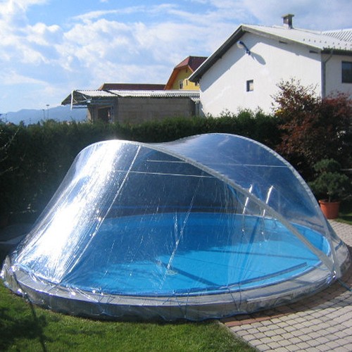 Pool überdachung cabrio - pool,