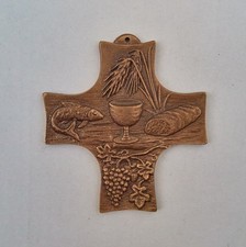 Wandkreuz Echt Bronze HK –