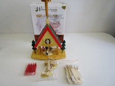 Weihnachts-Pyramide mit 4 Kerzen 31 cm Holz Weihnachtsdeko Weihnachten Deko E850