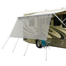 Sonnenschutz für Wohnwagenmarkise 380x200 cm Markisenvorderwand Sonnensegel BW