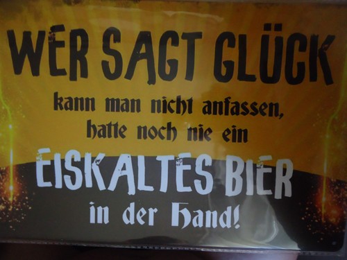 Eiskaltes bier glück kann - eiskaltes,