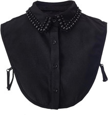 Schwarzer Kunstkragen