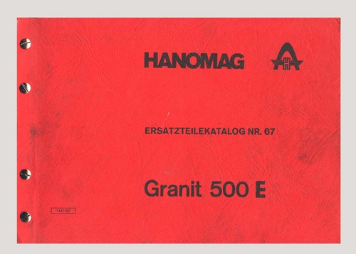 Hanomag schlepper granit - hanomag, e