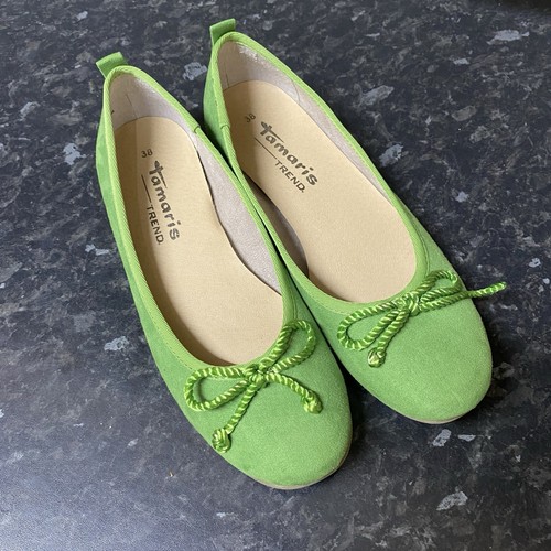 Damen ballerina grün - ballerina,