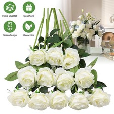 Kunstblumen Kunstrosen 12PCS