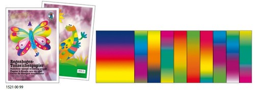 Tonpapier regenbogen blatt - tonpapier,