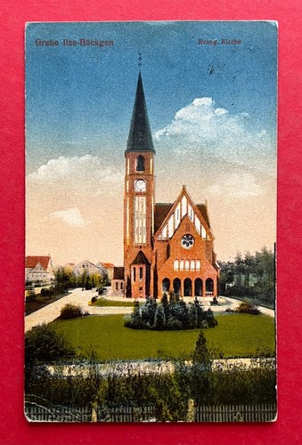 Grube ilse 1920 kirche - ak,
