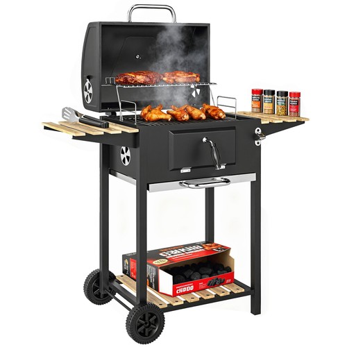 Holzkohlegrill aus edelstahl - holzkohlegrill,