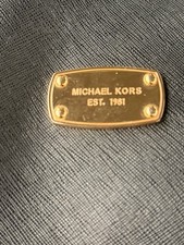 Michael Kors Jet Set Reise Leder Tragetasche, Handtasche Schwarz Top