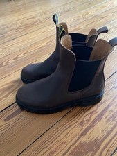 Chelsea Boots Leder braun Gr