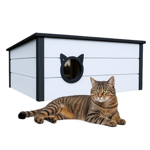 Qls isoliertes katzenhaus aus - qls,