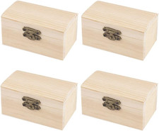 Holzkiste Klein mit Deckel - 4