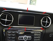 Mercedes SLK 172 Zierleisten über+unter Display Alu R172 FL 280 200 350 AMG55  