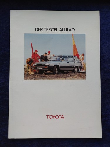 Toyota tercel allrad prospekt - tercel,