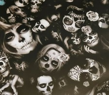 Wassertransferdruck Folie Dead Woman 3 - 100cm breit