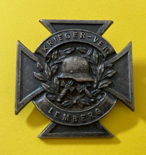Altes Abzeichen Nadel Deutsches Reich Kriegerverein Lemberg Eisernes Kreuz 3,4cm